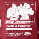 Teenage Mutant Ninja Turtles Bebop And Rocksteady Unisex T-Shirt - Burgundy