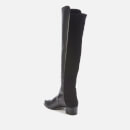 Stuart Weitzman Women's Reserve Leather/Suede Over The Knee Boots - Black - UK 3