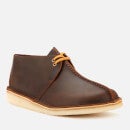 Clarks Originals Men's Desert Trek Leather Shoes - Beeswax - UK 7