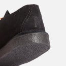 Clarks Originals Men's Desert Trek Suede Shoes - Black - UK 7