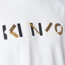 KENZO Men's Multicolour Logo T-Shirt - White