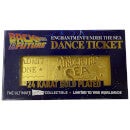 Back to the Future 24K Gold Plated Ticket Limited Edition Replica - Zavvi Exclusive