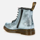 Dr. Martens Toddlers' 1460 Crinkle Metallic Lace-Up Boots - Teal
