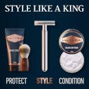 King C. Gillette Beard Trimmer and Double Edge Safety Razor Styling Kit