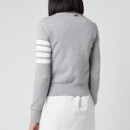 Thom Browne Women's 4-Bar Classic Loopback Sweatshirt - Light Grey - IT 38/UK 6
