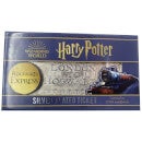 Harry Potter Silver Plated Limited Edition Hogwarts Ticket Limited Edition Replica