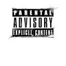 Parental Advisory Explicit Content Black Women's T-Shirt - White