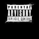 Parental Advisory Explicit Content White Women's T-Shirt - Black