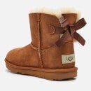 UGG Kids' Mini Bailey Bow Sheepskin Boots - Chestnut - UK 12 Kids