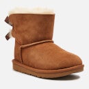 UGG Kids' Mini Bailey Bow Sheepskin Boots - Chestnut