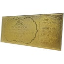 The Shining 24k Gold Plated Gold Room Ball Limited Edition Replica Ticket - Zavvi Exclusive