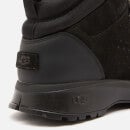 UGG Men's Emmett Waterproof Leather Hiking Style Boots - Black - UK 7