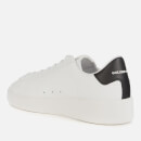 Golden Goose Men's Pure Star Leather Trainers - White/Black - UK 11