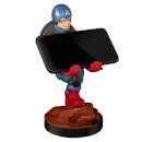 Marvel Gameverse à collectionner Captain America 20 cm Support pour Câbles, Manette et Smartphone