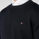 Tommy Hilfiger Men's Classic Crew Neck Knitted Jumper - Sky Captain - S