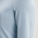 Damska bluza z suwakiem ¼ z kolekcji Velocity MP – jasnoniebieska