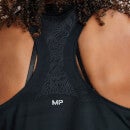 Camiseta sin mangas con espalda nadadora Velocity para mujer de PM - Negro