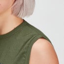 Camiseta sin mangas con sisas caídas drirelease® para mujer de MP - Verde hoja - XXS