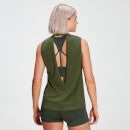 Camiseta sin mangas con sisas caídas drirelease® para mujer de MP - Verde hoja - XXS