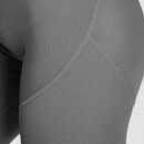 Damskie legginsy z fakturowanej tkaniny z kolekcji Adapt MP – grafitowe - XXS