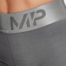 Damskie legginsy z fakturowanej tkaniny z kolekcji Adapt MP – grafitowe - XS
