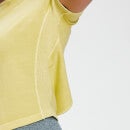 MP Women's Training Washed Tie Back T-shirt - Washed Yellow - XXS