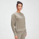 MP Women's Training Washed Crew Sweat - Taupe - L
