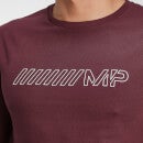 MP Men's Outline Graphic Long Sleeve Top - Washed Oxblood