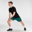 MP Men's Essential Seamless Shorts- Energy Green Marl - XS