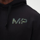 MP Men's Adapt Washed Black Camo Print Hoodie- Black - XXS
