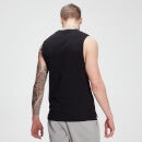 Męska koszulka bez rękawów z kolekcji MP Training drirelease® z obniżonymi wycięciami na ramiona – czarny - XXS