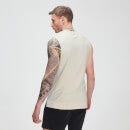 Męska koszulka bez rękawów z kolekcji MP Training drirelease® z obniżonymi wycięciami na ramiona – ecru