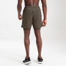 Moške kratke hlače MP Essentials Training 2-In-1 - temno olivne barve