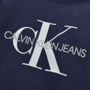 Calvin Klein Kids' Monogram Logo Sweatshirt - Peacoat - 4-5 years