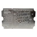 Back to the Future Silver Plated Limited Edition Enchantment Under the Sea Dance Ticket