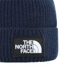 The North Face Logo Box Cuffed Beanie - Navy