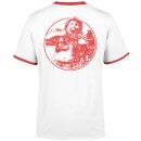 T-shirt Ringer The Goonies Chunk Retro - Blanc/Rouge - Unisexe