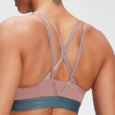 MP Women's Branded Training Sports Bra - Washed Pink
