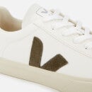 Veja Women's Campo Chrome Free Leather Trainers - Extra White/Khaki