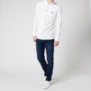 BOSS Men's Passerby Long Sleeve Polo Shirt - White - M