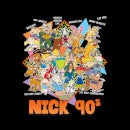 Felpa con cappuccio Nickelodeon Nostalgia - Nero