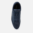 Lacoste Men's Chaymon Bl 1 Leather Low Profile Trainers - Navy/White