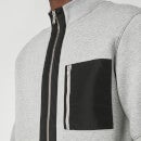 Barbour International Men's Ratio Zip Thru Jacket - Grey Marl