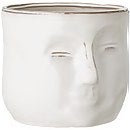 Bloomingville Face Flower Pot - White