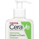 CeraVe Detergente idratante da Crema a Mousse con aminoacidi per pelli da Normali a Secche