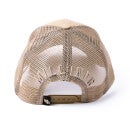 Milliner Almond Distressed Cotton Trucker Made 3D Embroidered