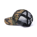 Milliner Camo Distressed Cotton Trucker Made 3D Embroidered