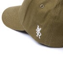 Milliner 6 Panel Cotton Baseball Cap Military Olive Mr Flat Embroidered