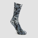 Ponožky MP x Hexxee Adapt Crew – sivé s kamuflážovým vzorom - UK 7.5-10