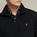 Polo Ralph Lauren Men's Half Zip Knitted Sweatshirt - Polo Black - XL